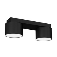 Lampa Sufitowa DIXIE Czarna 2xGX53 Milagro