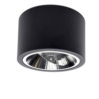 Oprawa Natynkowa Halogenowa REDONDO Czarna 1xAR111 GU10 Spot Milagro