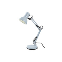 Lampa Stołowa Biurkowa Nocna E27 Biały Klasyczny Samson 4211 Rabalux