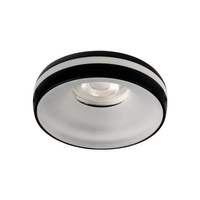 Oprawa sufitowa podtynkowa ELICEO-DSO GU10/GU5.3 Okrągła Biało-Czarna KANLUX