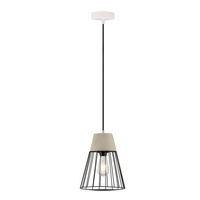 Lampa Wisząca Oprawa E27 Siatka z betonowym wykończeniem D:250 VT-7253 V-TAC