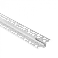 Profil Aluminiowy LED do Płyt GK Gipsowych REGIPS Wpuszczany Podtynkowy Anodowany 1m z Kloszem Mlecznym do Taśm LED + Zaślepki seria GPW Ecolight