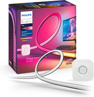 Taśma LED Pasek Podświetlenie do Monitora 3x 24" 27" 60W 1200lm IP20 White and Color Ambiance RGB + TW Biała Inteligentna SMART Zigbee Bluetooth Gradient PC Strip + Mostek Bridge Philips HUE