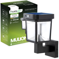Kinkiet Solarny Lampa Elewacyjna LED 4000K IP44 Czujnik Ruchu i Zmierzchu MULION LUMILED