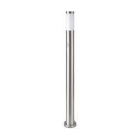 Lampa Ogrodowa Słupek E27 IP44 Z czujnikiem ruchu 110CM E27 Satynowy nikiel VT-838 V-TAC