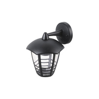 Lampa Ogrodowa Zewnętrzna Kinkiet Elewacyjny LED E27 IP44 Czarny Klasyczny Marseille Rabalux