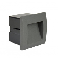 Lampa Ogrodowa Zewnętrzna Elewacyjna WPUSZCZANA LED Mur-Led M2029 1,5W 60lm 3000K Ciepła Su-Ma