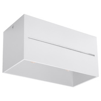 Lampa Sufitowa Oprawa Natynkowa 2x G9 Prostokątna Biała Nowoczesna Lobo Sollux