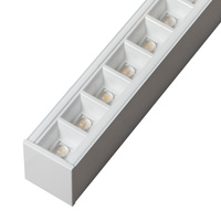 Oprawa Liniowa Lampa Sufitowa LED 33W 170cm 5346lm 3000K Ciepła 90° Natynkowa Biała KANLUX