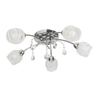 Lampa Sufitowa Żyrandol 5x E14 Chrom Nowoczesny Melissa Rabalux