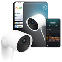 Kamera Przewodowa Zewnętrzna IP 2K QHD 1440p CMOS Biała Zigbee WiFi SMART Security Camera Secure Philips HUE