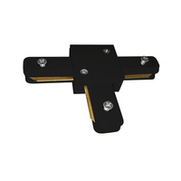 Łącznik Potrójny 1-fazowy Lampy TRACK LIGHT Czarny Typ T Milagro