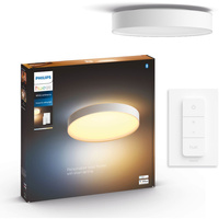 Plafon LED Lampa Sufitowa Natynkowa 48W 6100lm IP20 White Ambiance TW Biała 55cm Inteligentna SMART Zigbee Bluetooth Enrave Philips HUE