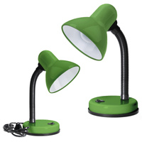 Lampka Biurkowa Oprawa Stołowa Regulowana E27 Zielony Śmieszek Kobi
