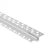 Profil Aluminiowy LED do Płyt GK Gipsowych REGIPS Wpuszczany Podtynkowy Anodowany 2m z Kloszem Przezroczystym do Taśm LED + Zaślepki seria GPW Ecolight