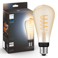 Żarówka LED Edison E27 ST72 7W CCT PHILIPS HUE White & Ambiance Filament Bluetooth Zigbee