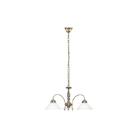 Lampa Sufitowa Wisząca Żyrandol 3x E27 Brązowy Klasyczny Marian 2703 Rabalux