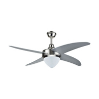 Wentylator sufitowy 60W Z wbudowanym źródłem światła LED CCT i pilotem RF 4 ramiona VT-6043-4 V-TAC