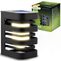 Kinkiet Solarny Lampa Elewacyjna LED Natynkowa CAMILA 3000K Czujnik Zmierzchu LUMILED