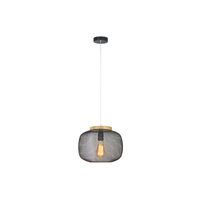 Lampa Wisząca Sufitowa Zwis E27 Czarny Skandynawski Rupert Rabalux