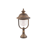 Lampa Ogrodowa Słupek Zewnętrzny Stojący E27 IP44 53.8cm Złoty Klasyczny New York Rabalux