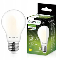 Żarówka LED E27 A60 11W = 100W 1521lm 4000K Neutralna 360° FILAMENT LUMILED