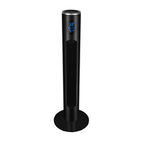Wentylator Kolumnowy Tuba Cyrkulator Powietrza Wiatrak Stojący Czarny 96,5cm 50W Panel Sterowania LED + Pilot