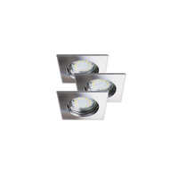 Oprawa Podtynkowa Lampa Punktowa Spot GU10 3W 240lm 3000K Chrom Nowoczesny Lite 1053 Rabalux
