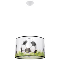 Lampa Sufitowa Wisząca Zwis E27 Owalna Biała Czarna Nowoczesna Piłka Sollux