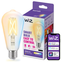 Żarówka LED E27 Edison ST64 7W = 60W 806lm 2700-6500K TW FILAMENT Inteligentna SMART WiFi Bluetooth Aplikacja WiZ