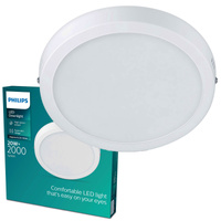 Lampa Sufitowa Plafon LED 20W 2000lm 2700K Biała Magneos Philips