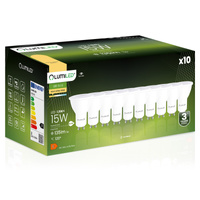 Zestaw 10x Żarówka LED GU10 1,5W = 15W 135lm 3000K Ciepła 120° LUMILED