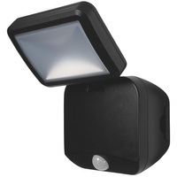 Naświetlacz LED Reflektor Bateryjny 4W 260lm 4000K IP54 Czarny Z Czujnikiem Ruchu i Zmierzchu Spotlight Ledvance
