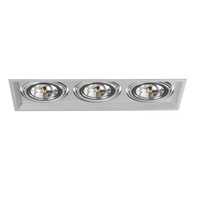 Oprawa Podtynkowa Downlight G53 105W Prostokątna Srebrna ARTO Kanlux