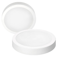 Plafon LED Sufitowy Natynkowy 18W 1800lm 4000K Neutralny 120° Biały IP40 IK03 Sigaro Kobi