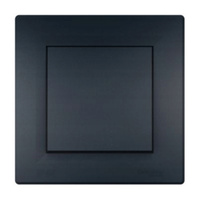 Włącznik Światła Pojedynczy Jednobiegunowy z Ramką Łącznik IP44 Antracyt SCHNEIDER ASFORA
