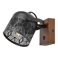 Kinkiet Ścienny Lampa Punktowa Reflektor Spot E14 Brązowy Industrialny Rotem Rabalux