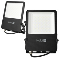 Naświetlacz LED Zewnętrzny Ogrodowy 50W 6500lm 4000K Neutralny 120° IP65 IK06 Czarny Seul Kobi