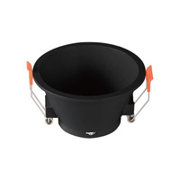 Oprawa Sufitowa Podtynkowa Oczko GU10 Okrągła Czarna VT-925 V-TAC