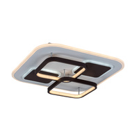 Plafon LED Lampa Sufitowa Oprawa Ścienna Natynkowa 50W 3080lm 3000-6000K CCT Ściemnialna Pilot Biały Nowoczesny Delion Rabalux