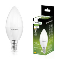 Żarówka LED E14 ŚWIECA 10W = 75W 4000K Neutralna Biała Świeczka CCD LUMILED