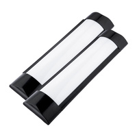 2x Lampa LED Panel Oprawa Natynkowa Belka Czarna 30cm 9W 6500K Zimna Barwa