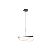 Lampa Wisząca Sufitowa LED 15W 4000K Czarny Nowoczesny Serena Rabalux