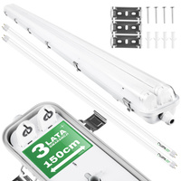 Oprawa Hermetyczna Pyłoszczelna 150cm 2xT8 G13 IP65 + Świetlówki LED 25W 4000K Lumiled