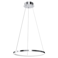 Lampa Wisząca Sufitowa ROTONDA Chrom 27W LED Milagro