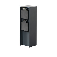 Słupek Ogrodowy z gniazdami 230V DASTO 23cm IP44 Antracyt KANLUX 