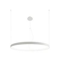 Lampa Sufitowa LED Wisząca RIO 70W 4000K Żyrandol Okrągła 110cm Biała SOLLUX