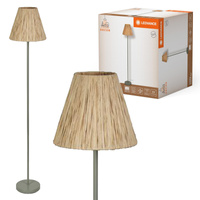 Lampa Podłogowa Oprawa Stojąca Dekoracyjna E27 Brązowy Zielony Decor Ledvance