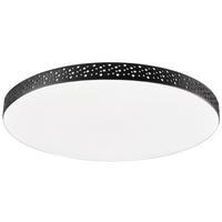 Plafon LED Łazienkowy Oprawa Sufitowa 18W 1850lm 4000K Neutralna 120° Biała Czarna IP44 Moon Sanico Goldlux