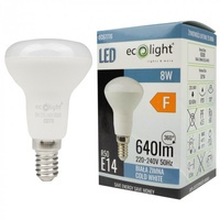 Żarówka LED Reflektor R50 E14 8W 720lm 6500K Zimna Ecolight
